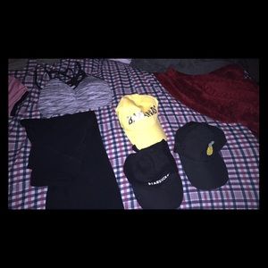 Women’s clothes and men’s pants